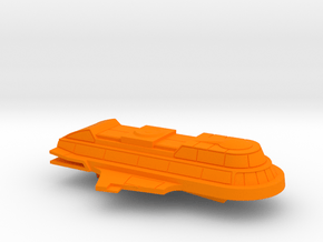 1/1400 Spokane Class Rear Hull in Orange Smooth Versatile Plastic