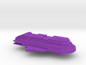 1/1400 Spokane Class Rear Hull in Purple Smooth Versatile Plastic