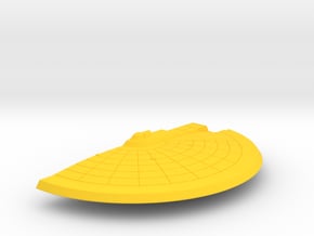 1/1400 Spokane Class Left Saucer in Yellow Smooth Versatile Plastic