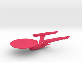 USS Enterprise (Discovery) Refit / 15.2cm - 6in in Pink Smooth Versatile Plastic