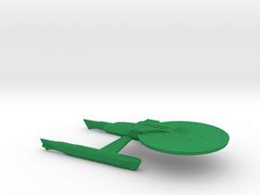 USS Ares NCC-1650 (Refit) / 15cm - 5.9in in Green Smooth Versatile Plastic