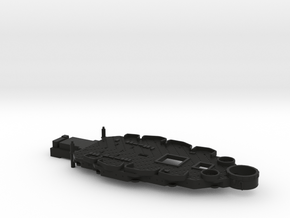 1/700 USS Nevada (1941) Casemate Deck w/out 5''/51 in Black Smooth Versatile Plastic