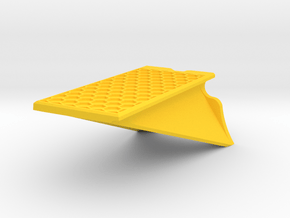 DW1 Receiver Tray in Yellow Smooth Versatile Plastic