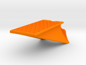 DW1 Receiver Tray in Orange Smooth Versatile Plastic