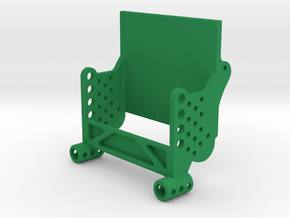 Goblin Front Body/Electronics mount in Green Smooth Versatile Plastic