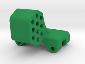 Rear Link Riser in Green Smooth Versatile Plastic