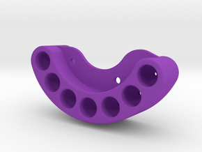 Tungsten Weight Hanger for Low Blow Knuckles  in Purple Smooth Versatile Plastic