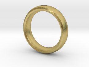 Golden Dice - Ring of Jew in Natural Brass