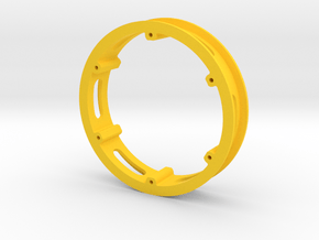 Super Class Wheel Barrels in Yellow Smooth Versatile Plastic