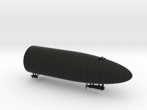 1/500 R class Zeppelin L32 (LZ74) Front in Black Smooth Versatile Plastic
