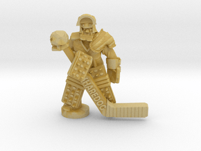 Orc Table Hockey Player Goalie in Tan Fine Detail Plastic