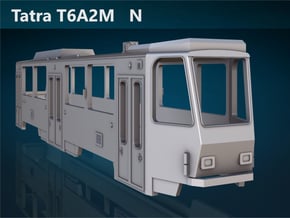 Tatra T6A2M N [body] in Tan Fine Detail Plastic