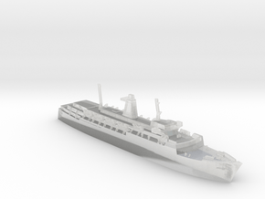 New Zealand TEV Rangatira civilian ferry 1:1250 in Clear Ultra Fine Detail Plastic
