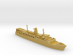 British TEV Rangatira barracks ship 1:1250 in Tan Fine Detail Plastic