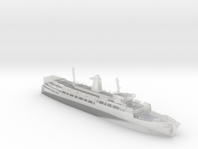 British TEV Rangatira barracks ship 1:1250 in Clear Ultra Fine Detail Plastic