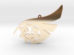 Cloqwork Orange Emblem Pendant in Vermeil: Small