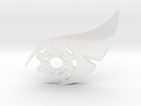 Cloqwork Emblem in Clear Ultra Fine Detail Plastic: Small