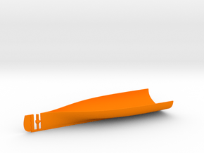1/350 CSS Virginia Hull Rear in Orange Smooth Versatile Plastic