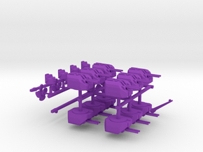 1/350 Alsace Class (1940) Fittings in Purple Smooth Versatile Plastic