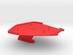 1/2500 Taiho Class Pod Bottom in Red Smooth Versatile Plastic