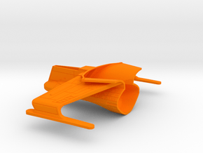 1/2500 Taiho Class Rear Sec. Hull Ultra-Detail in Orange Smooth Versatile Plastic