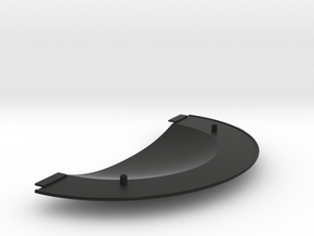 1/2500 Orion Class Front Lower Saucer Ultra-Detail in Black Smooth Versatile Plastic