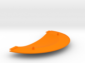 1/2500 Orion Class Front Lower Saucer Ultra-Detail in Orange Smooth Versatile Plastic