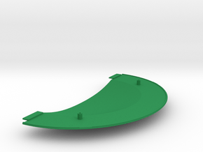 1/2500 Orion Class Front Lower Saucer Ultra-Detail in Green Smooth Versatile Plastic