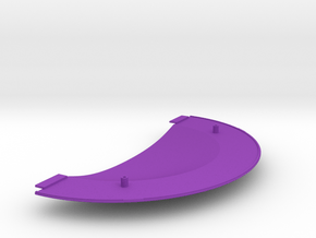 1/2500 Orion Class Front Lower Saucer Ultra-Detail in Purple Smooth Versatile Plastic