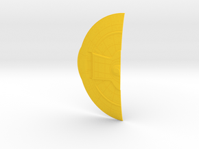 1/2500 Orion Class Rear Upper Saucer Ultra-Detail in Yellow Smooth Versatile Plastic
