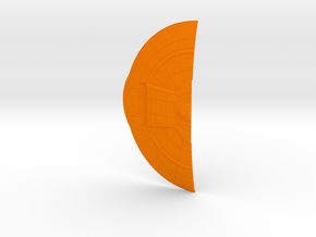 1/2500 Orion Class Rear Upper Saucer Ultra-Detail in Orange Smooth Versatile Plastic