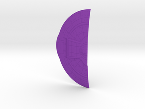 1/2500 Orion Class Rear Upper Saucer Ultra-Detail in Purple Smooth Versatile Plastic