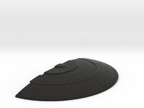 1/2500 Orion Class Front Upper Saucer Ultra-Detail in Black Smooth Versatile Plastic
