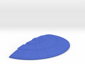 1/2500 Orion Class Front Upper Saucer Ultra-Detail in Blue Smooth Versatile Plastic