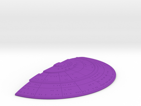 1/2500 Orion Class Front Upper Saucer Ultra-Detail in Purple Smooth Versatile Plastic