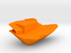 1/1000 Andor Class Left Torpedo Pod in Orange Smooth Versatile Plastic