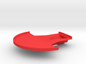 1/1000 Andor Class Lower Saucer in Red Smooth Versatile Plastic