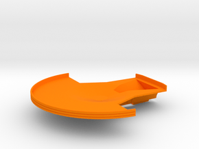 1/1000 Andor Class Lower Saucer in Orange Smooth Versatile Plastic