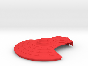 1/1000 Andor Class Upper Saucer in Red Smooth Versatile Plastic