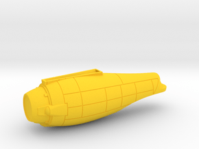 1/1000 Andor Class Secondary Hull in Yellow Smooth Versatile Plastic