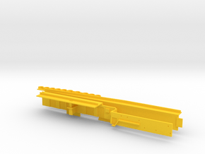 1/350 USS Wasp (Sept.1942) Hangar Deck Rear Sides in Yellow Smooth Versatile Plastic
