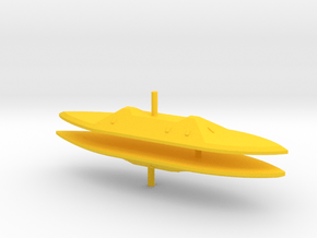 1/700 CSS Fredericksburg & CSS Virginia II in Yellow Smooth Versatile Plastic