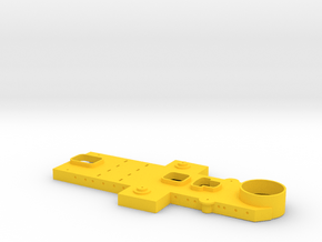 1/350 Masséna Upper Decks Front in Yellow Smooth Versatile Plastic