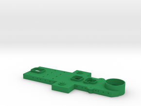 1/350 Masséna Upper Decks Front in Green Smooth Versatile Plastic