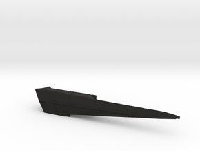 1/1000 Klingon TOS Battlecruiser Right Nacelle in Black Smooth Versatile Plastic