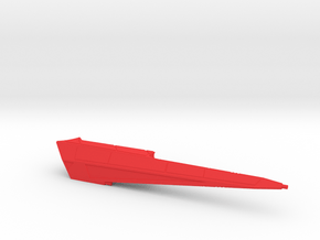 1/1000 Klingon TOS Battlecruiser Right Nacelle in Red Smooth Versatile Plastic