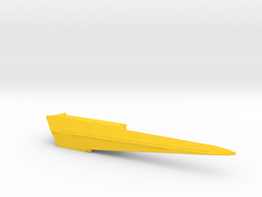 1/1000 Klingon TOS Battlecruiser Right Nacelle in Yellow Smooth Versatile Plastic