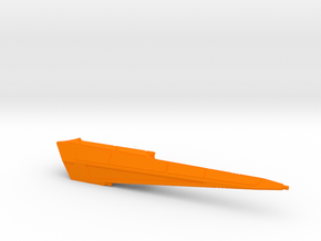 1/1000 Klingon TOS Battlecruiser Right Nacelle in Orange Smooth Versatile Plastic