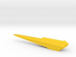 1/1000 Klingon TOS Battlecruiser Left Nacelle in Yellow Smooth Versatile Plastic