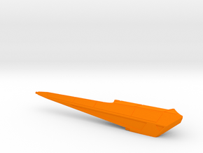 1/1000 Klingon TOS Battlecruiser Left Nacelle in Orange Smooth Versatile Plastic